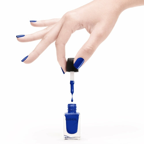 Premium Nail Lacquer, DAZZLING - 090, COBALT BLUE CRÈME NAIL POLISH
