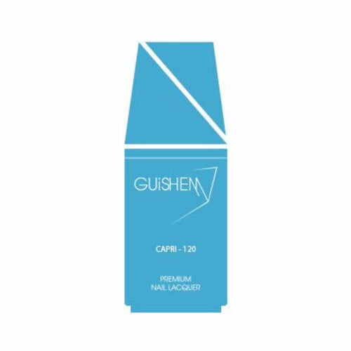 Premium Nail Lacquer, CAPRI - 120, SKY BLUE CRÈME NAIL POLISH