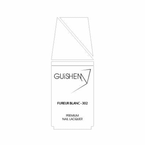 Premium Nail Lacquer, FUREUR BLANC - 302, WHITE CRÈME NAIL POLISH
