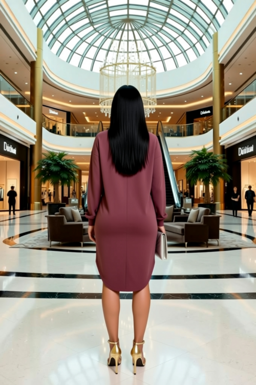 COZY HIGH LOW DRESS