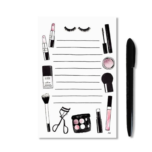 Beauty Makeup Notepad
