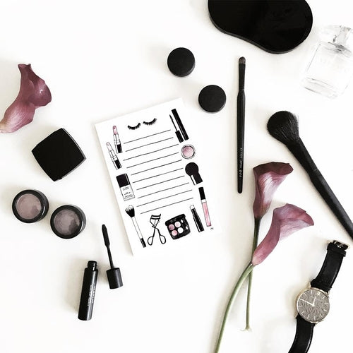 Beauty Makeup Notepad