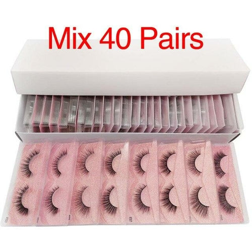10/20/50/100 PCS Mink Eyelashes Wholesale Natural Lashes Makeup Wispy