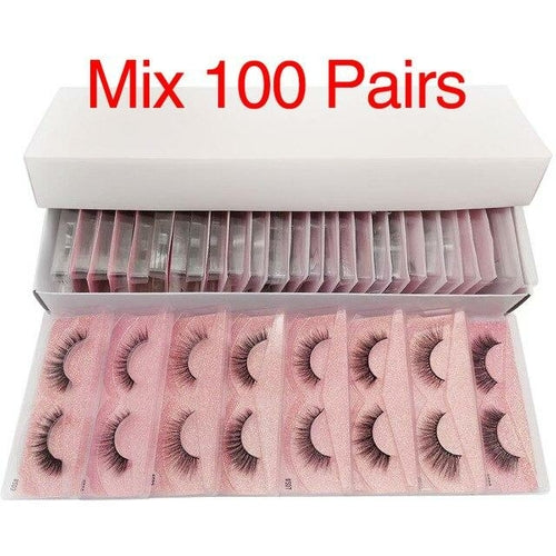 10/20/50/100 PCS Mink Eyelashes Wholesale Natural Lashes Makeup Wispy