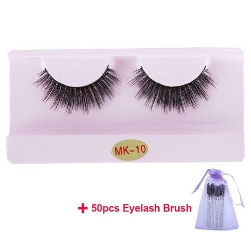 30 Pairs Wholesale 3D Mink Lashes Eyelash Makeup Brush Natural Soft