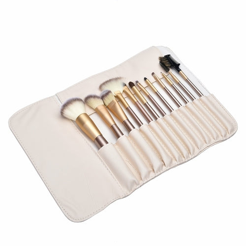 NEW Makeup Brushing Brush Set 12pcs Soft Synthetic Professional