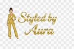 Styled by Aura Logo with Female Model Only